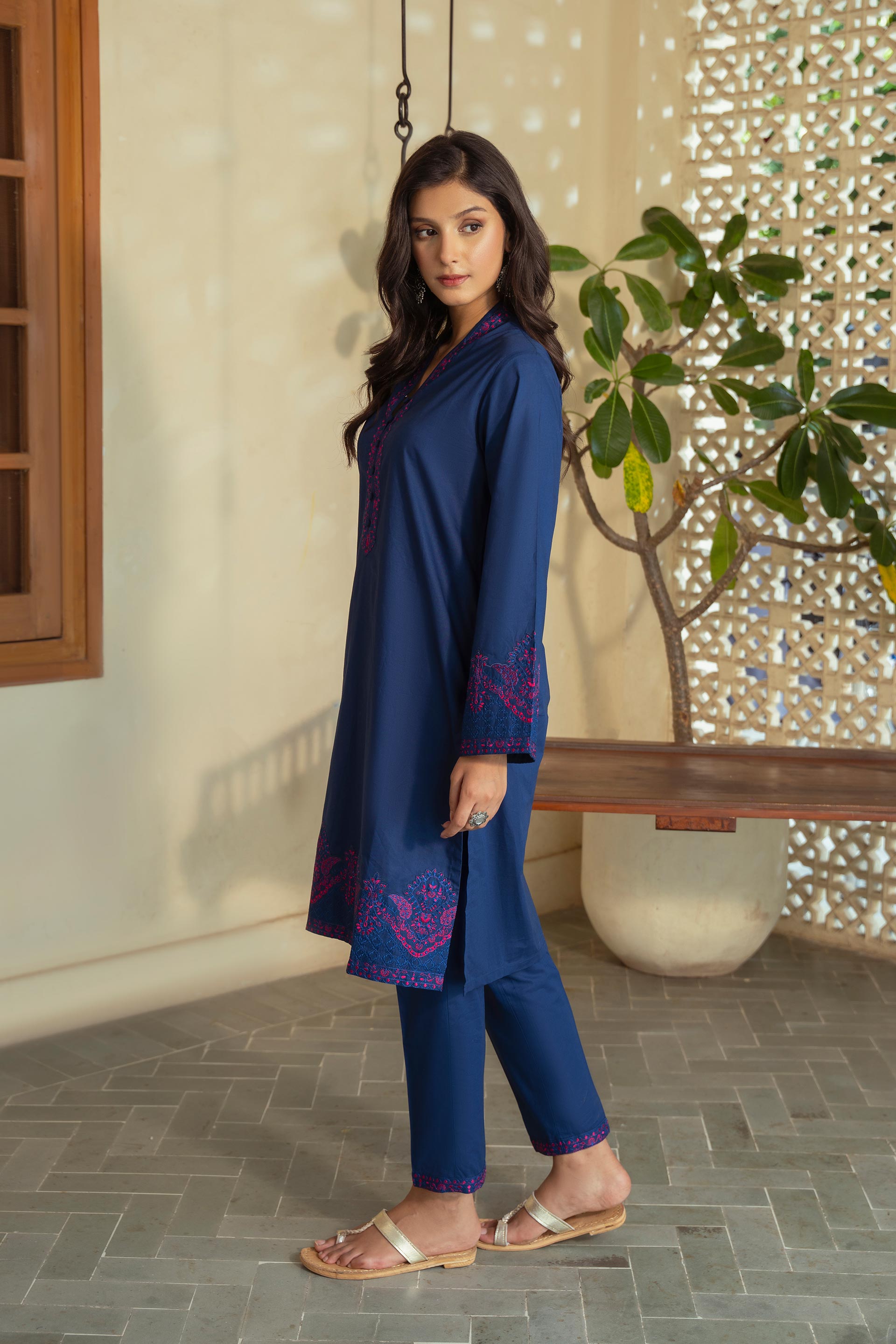 2 Piece Cambric Suit (CR3365)