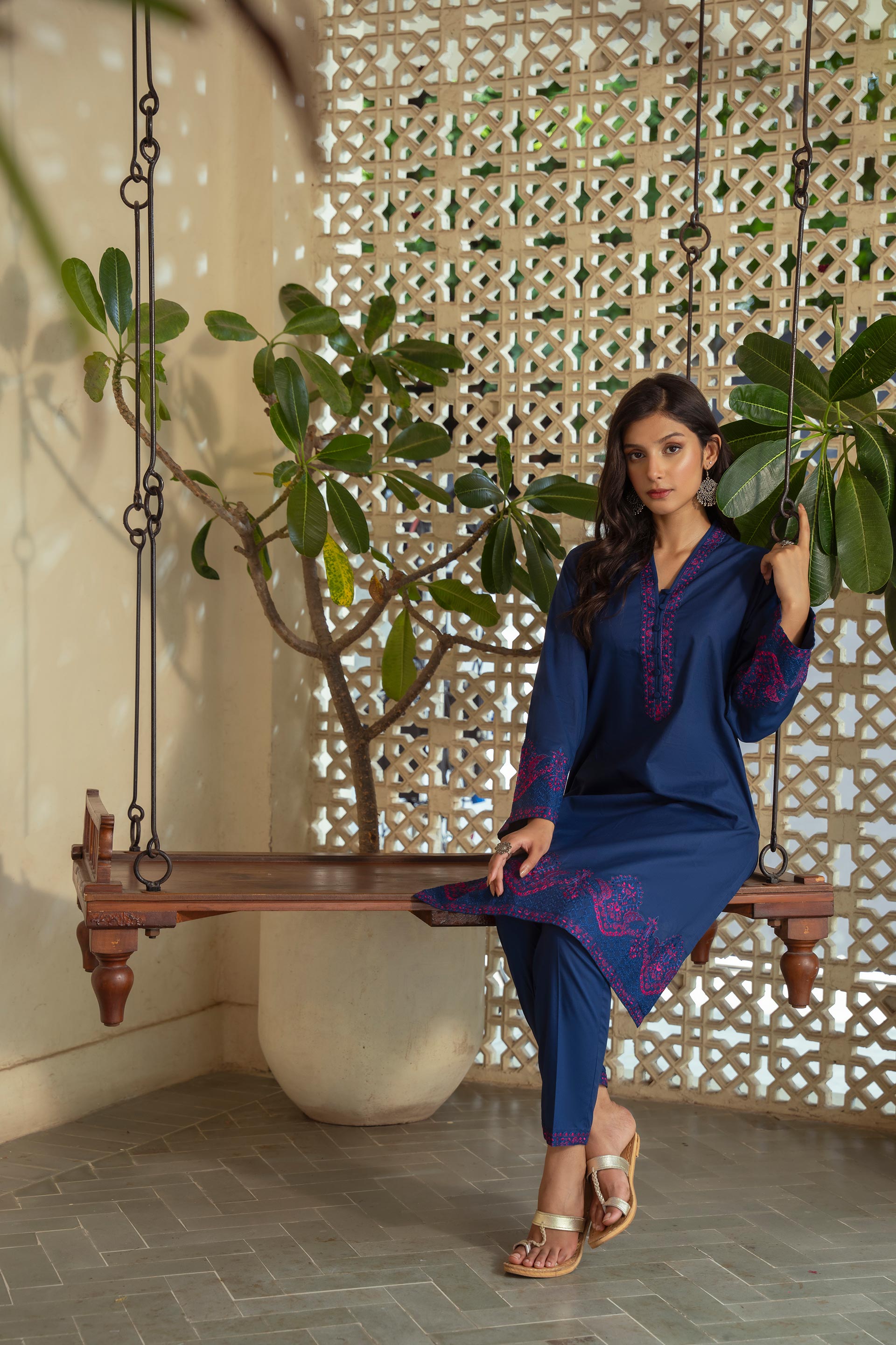 2 Piece Cambric Suit (CR3365)