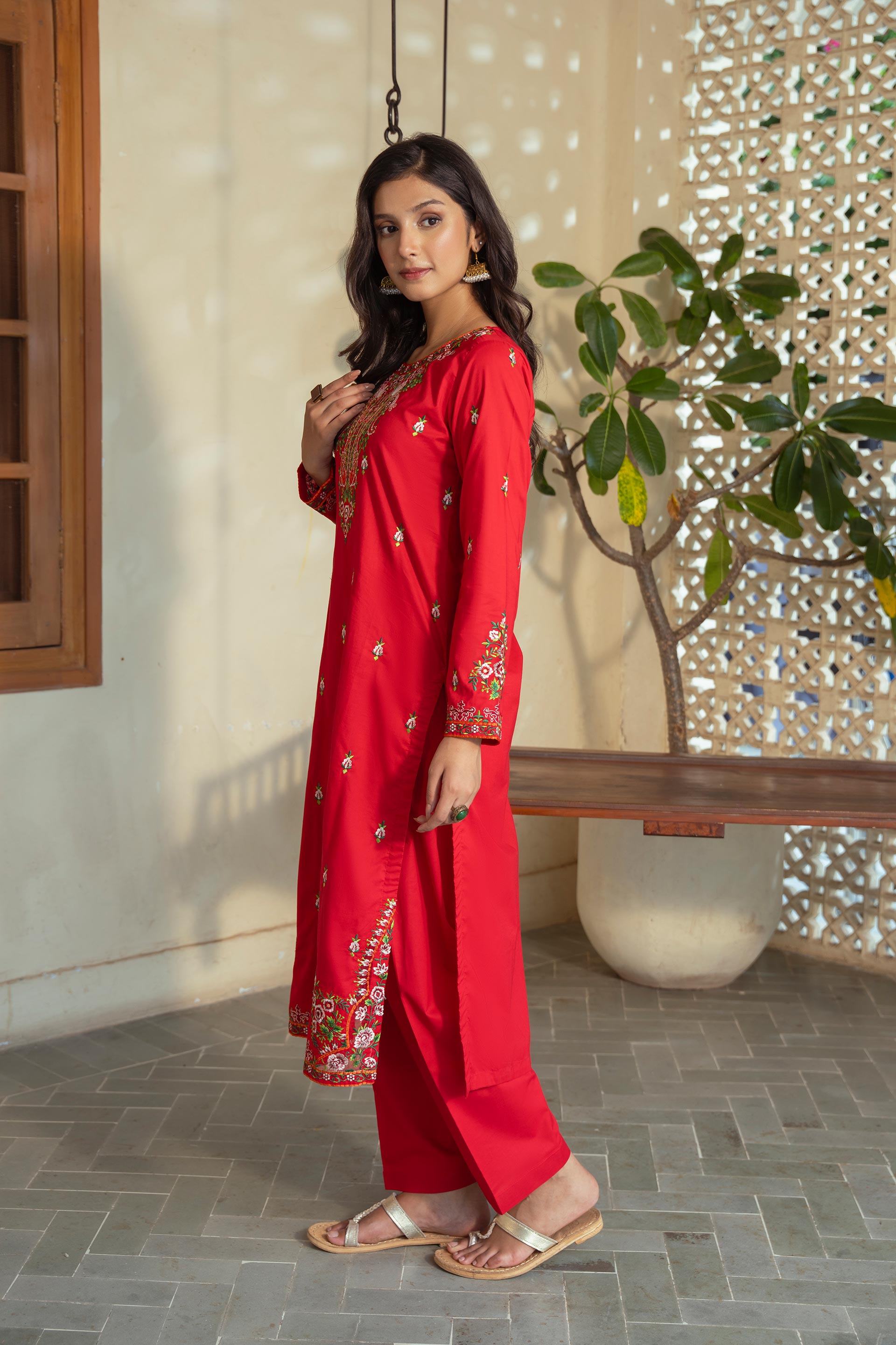 2 Piece Cambric Suit (CR3366)