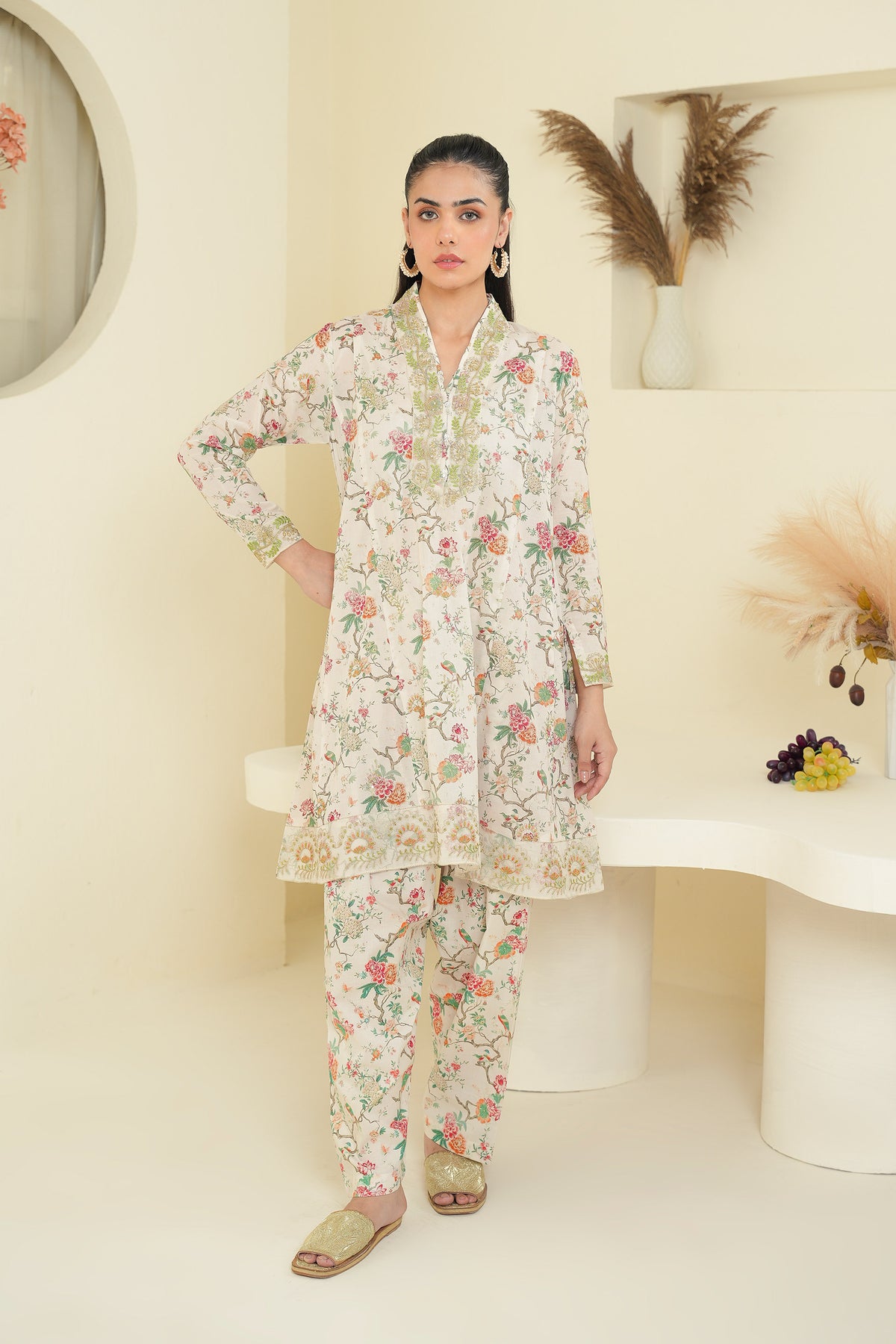 2 Piece Lawn Suit (CR3470)