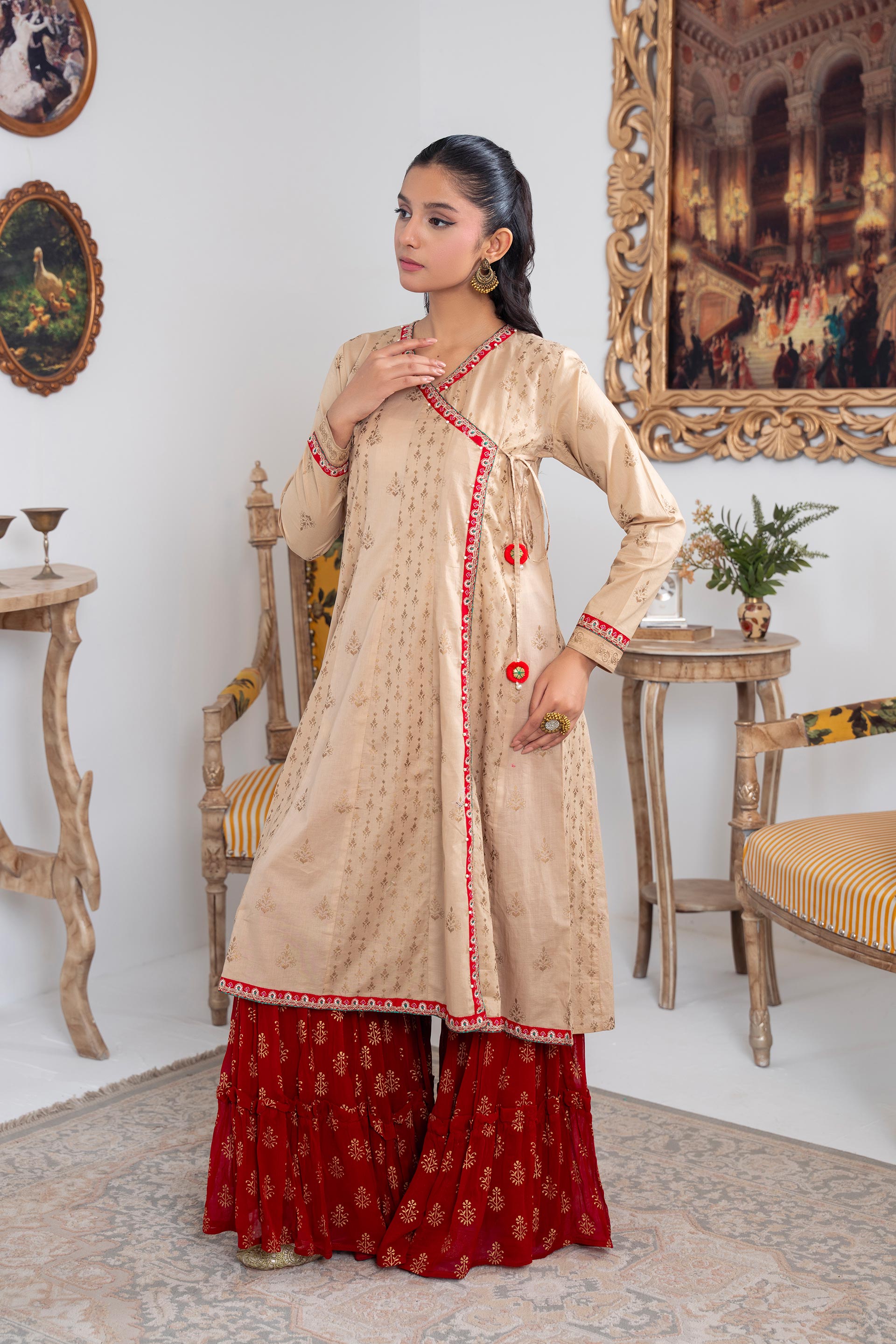 1 Piece Lawn Frock (CR3483)