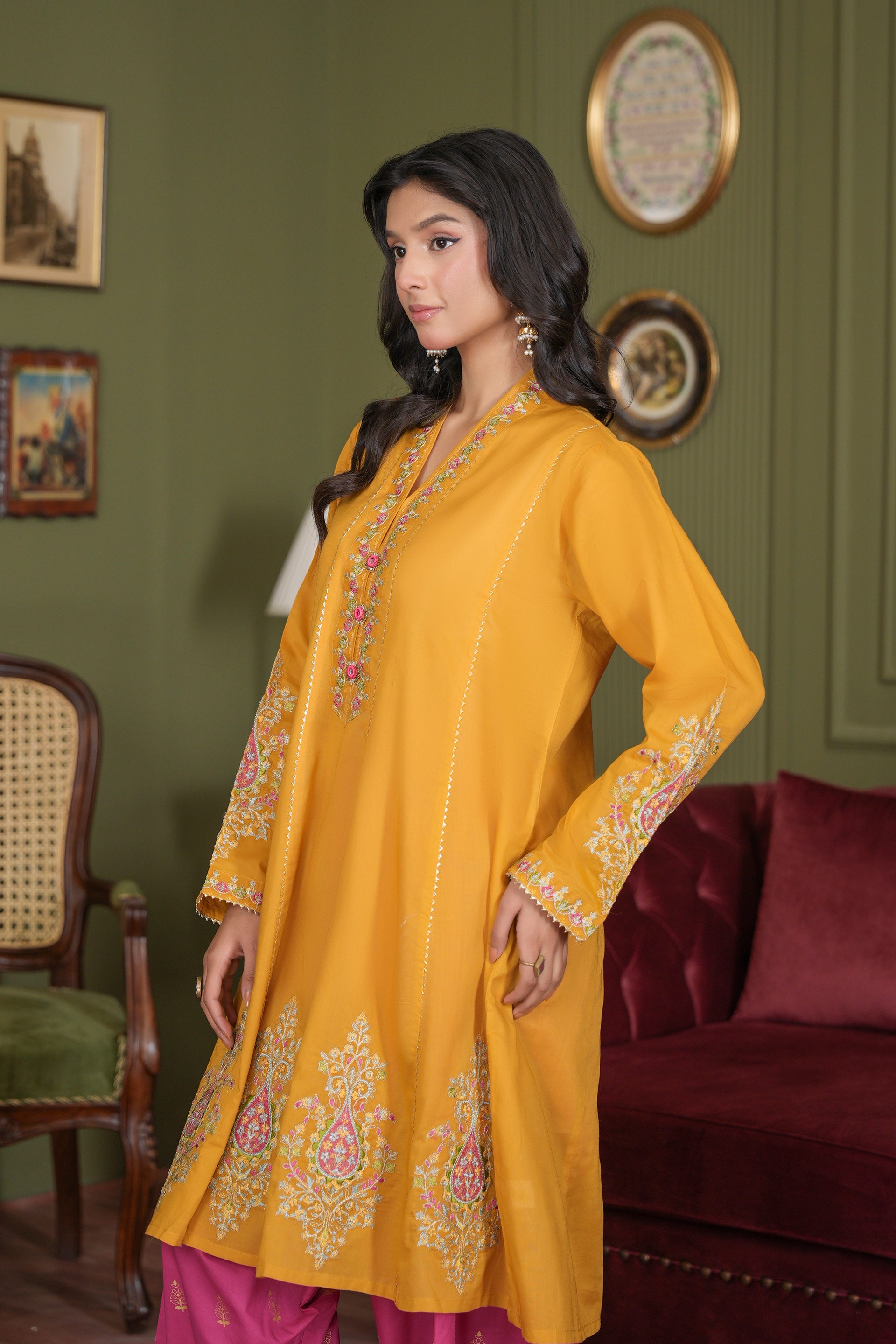 1 Piece Lawn Frock (CR3487)