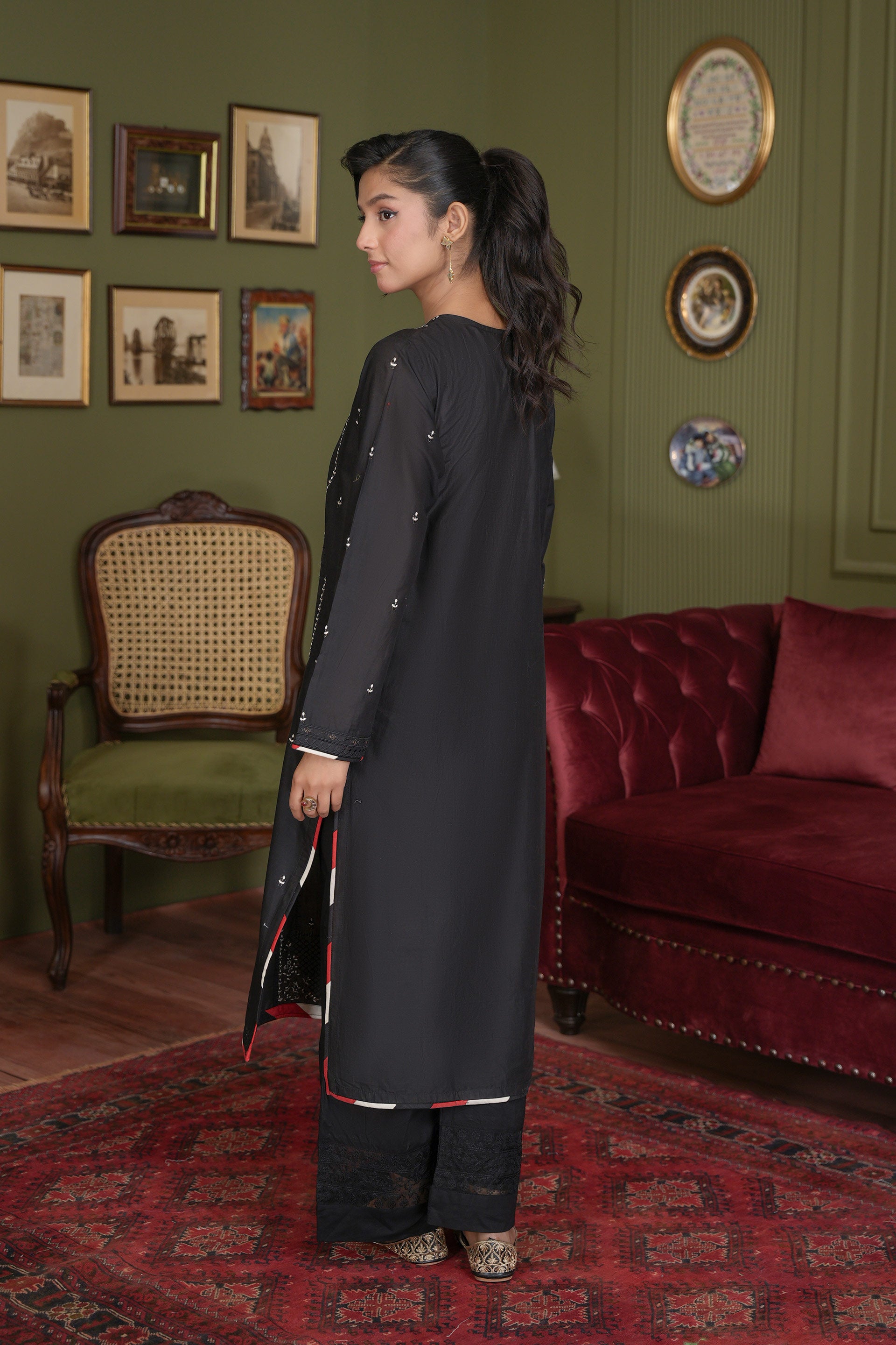 1 Piece Lawn Karandi Top (CR3496)