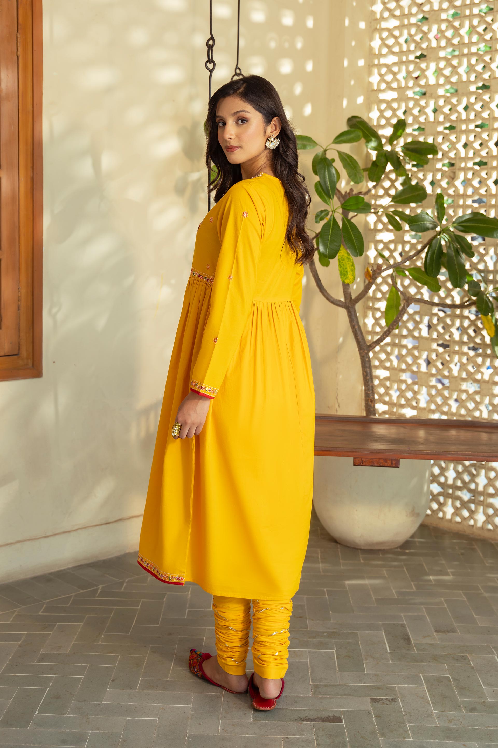 1 Piece Cambric Frock (CR3504)