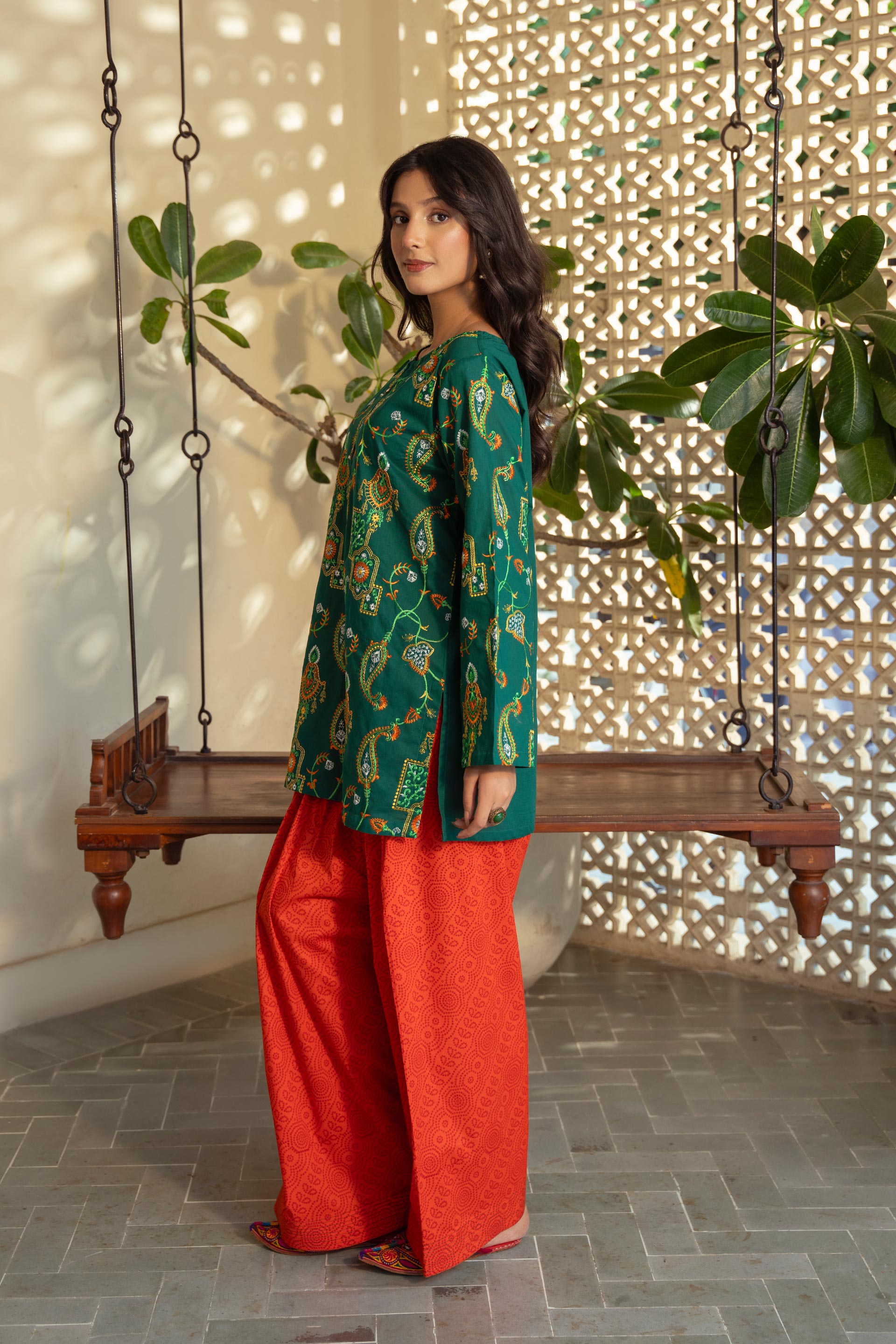 2 Piece Cambric Suit (CR3505)