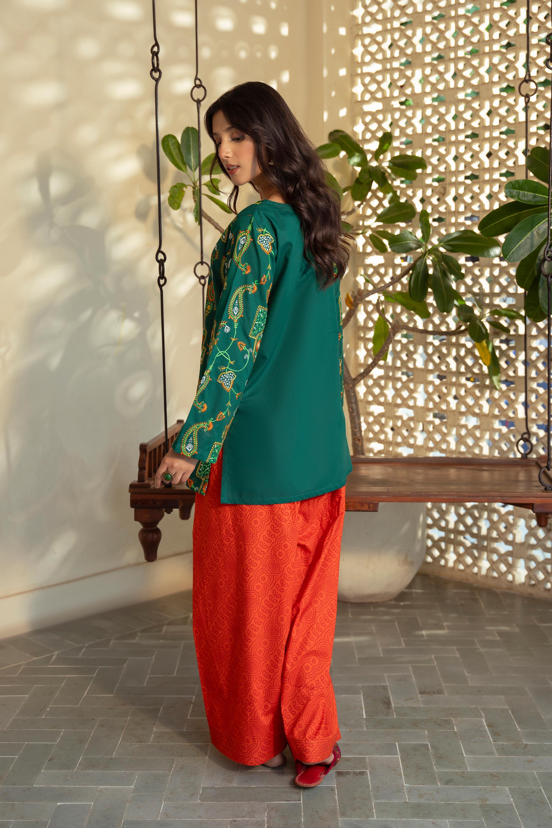 2 Piece Cambric Suit (CR3505)