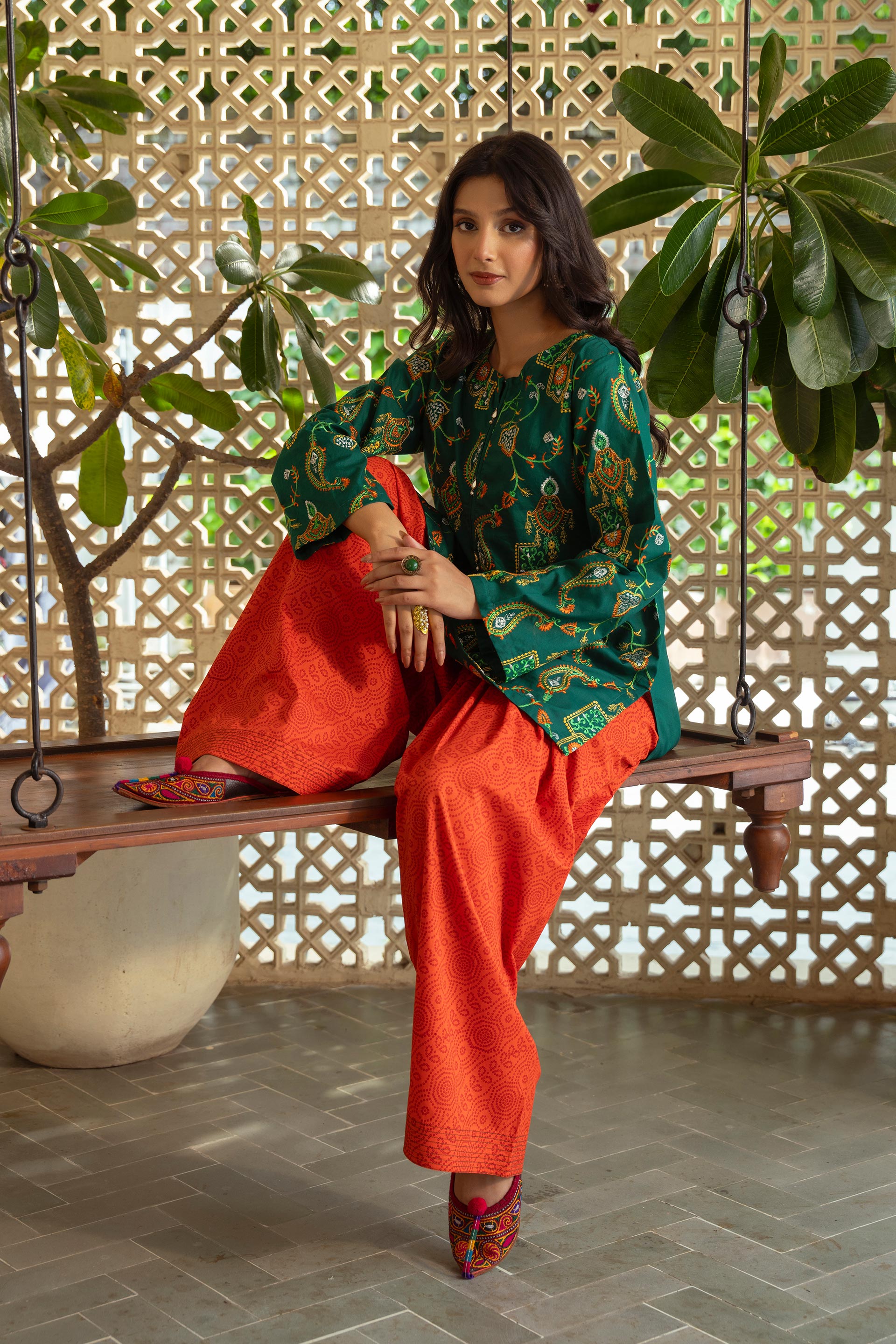 2 Piece Cambric Suit (CR3505)