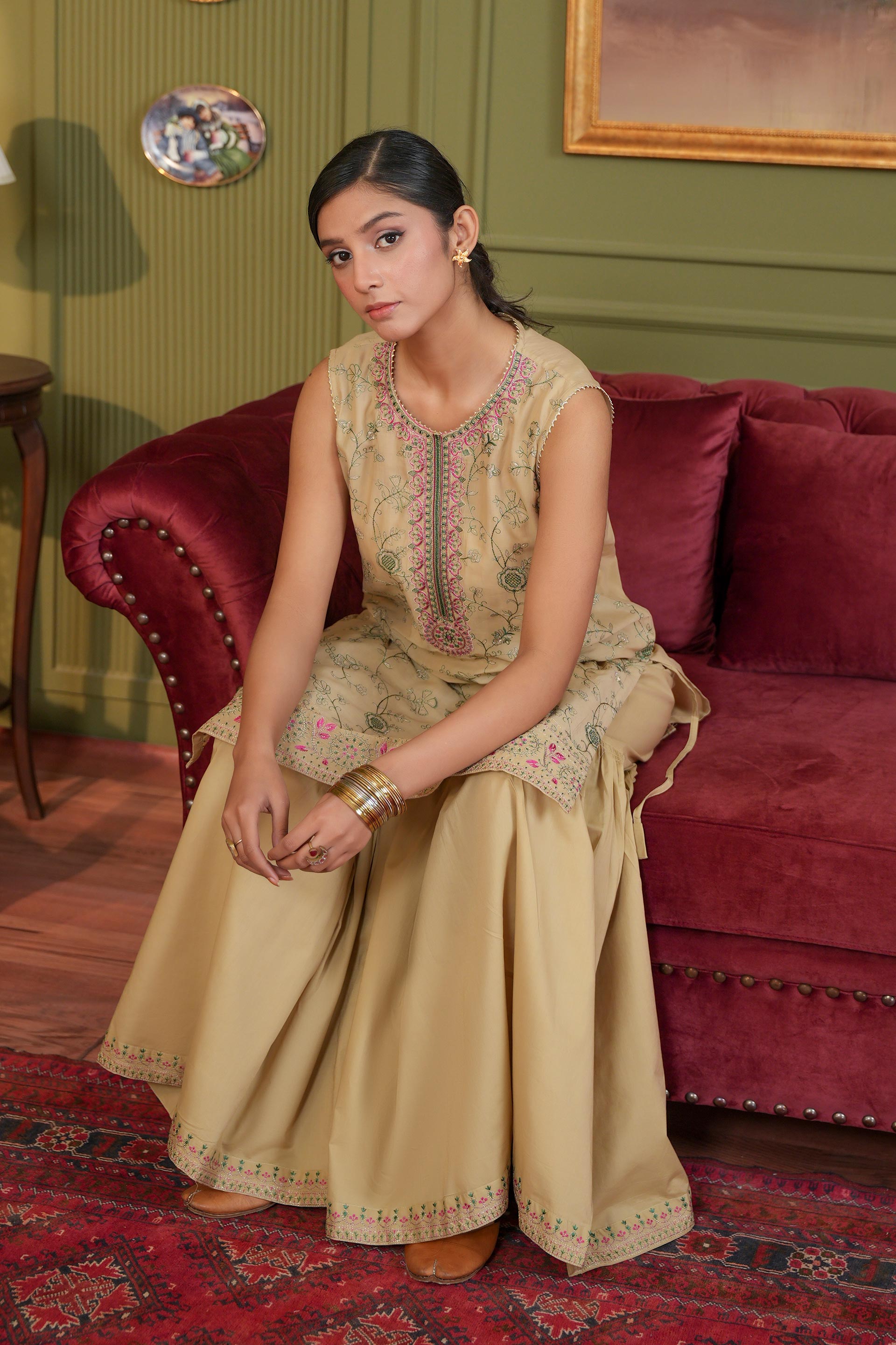 2 Piece Lawn Suit (CR3512)