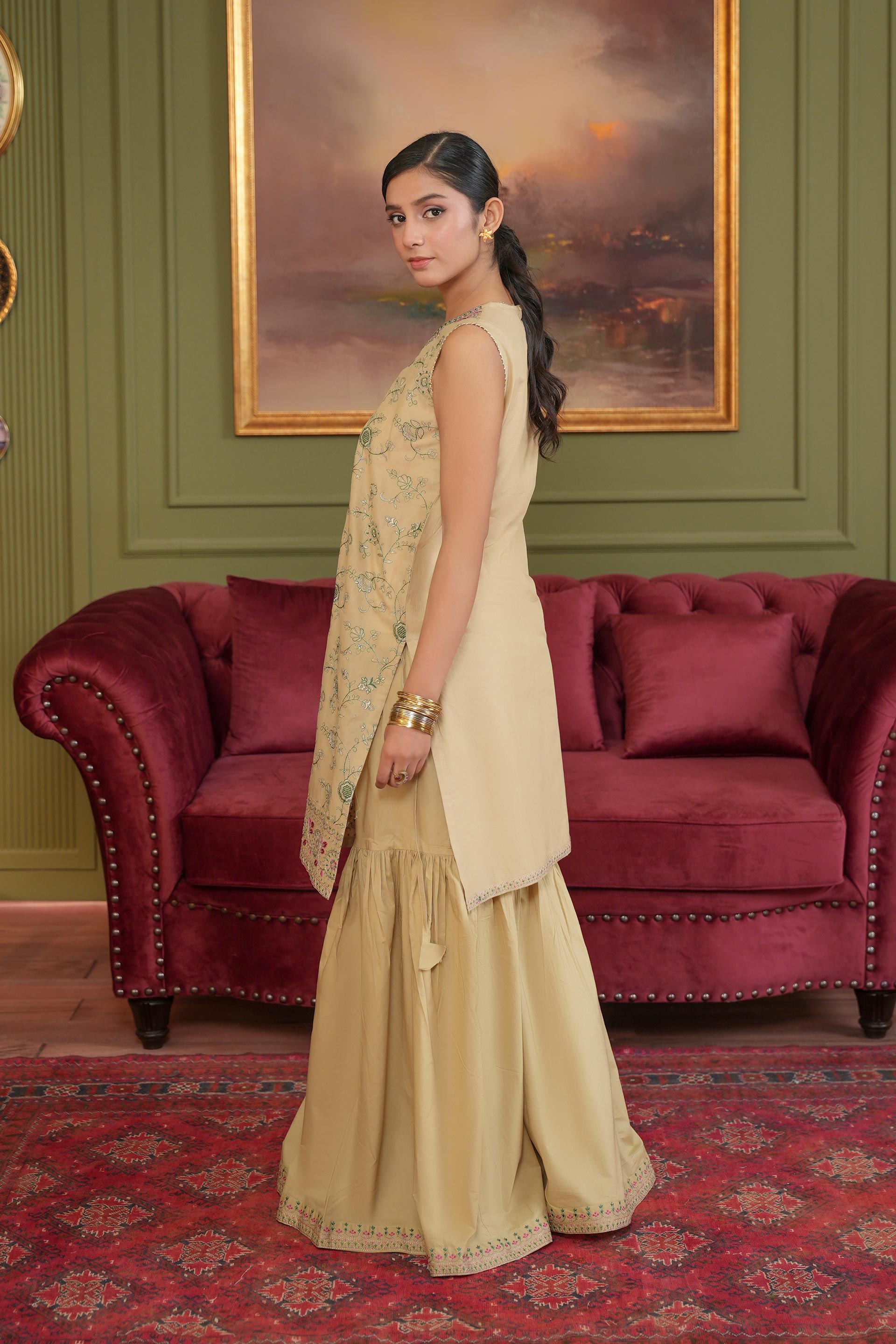 2 Piece Lawn Suit (CR3512)