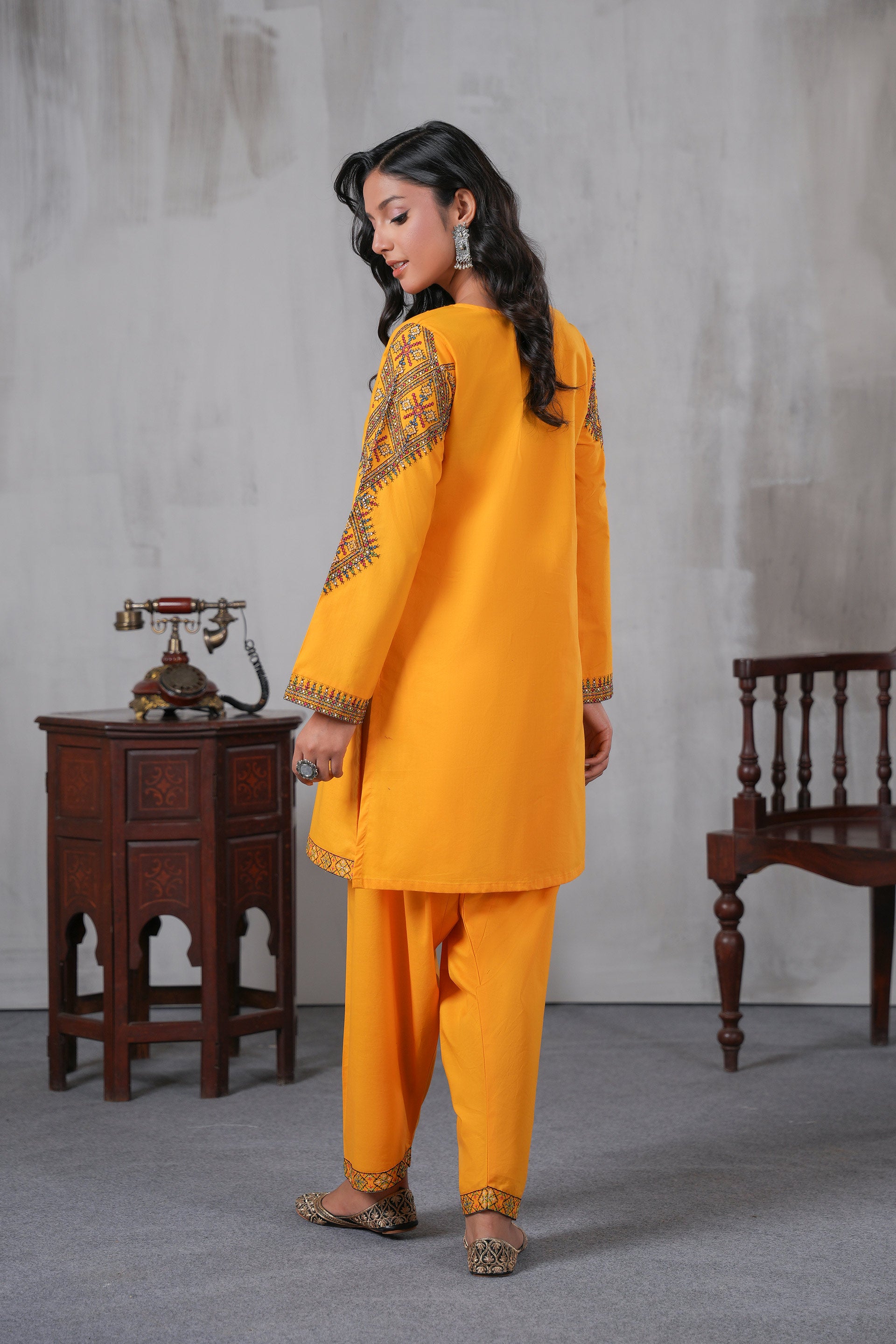 2 Piece Cambric Suit (CR3527)