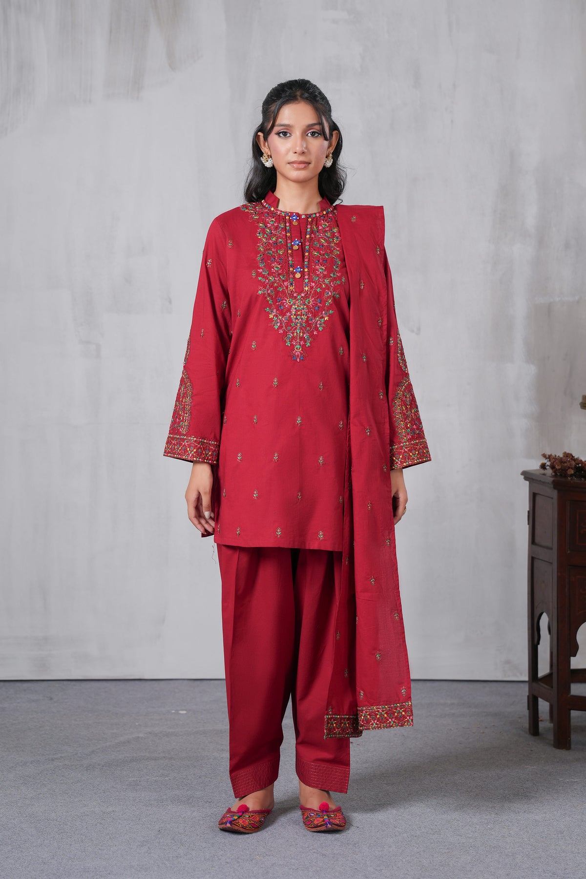 3 Piece Suit Cambric Suit (CR3528)