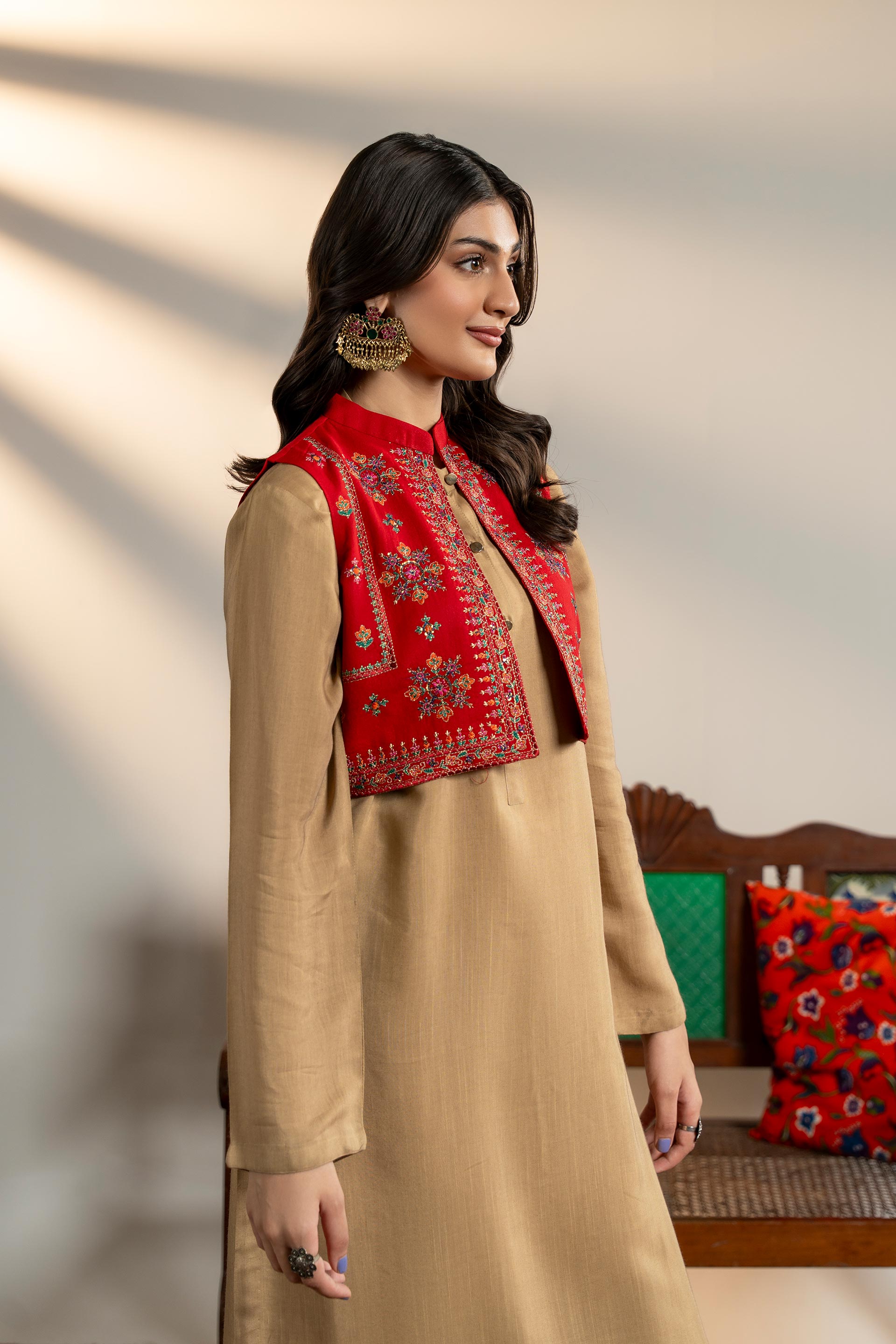 1 Piece Lawn Karandi Koti (CR3534)