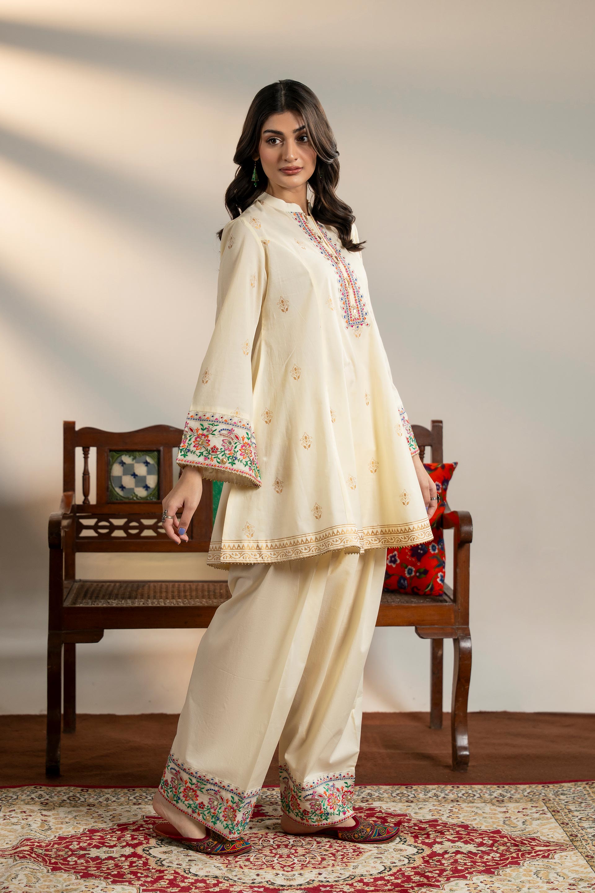 2 Piece Cambric Suit (CR3535)