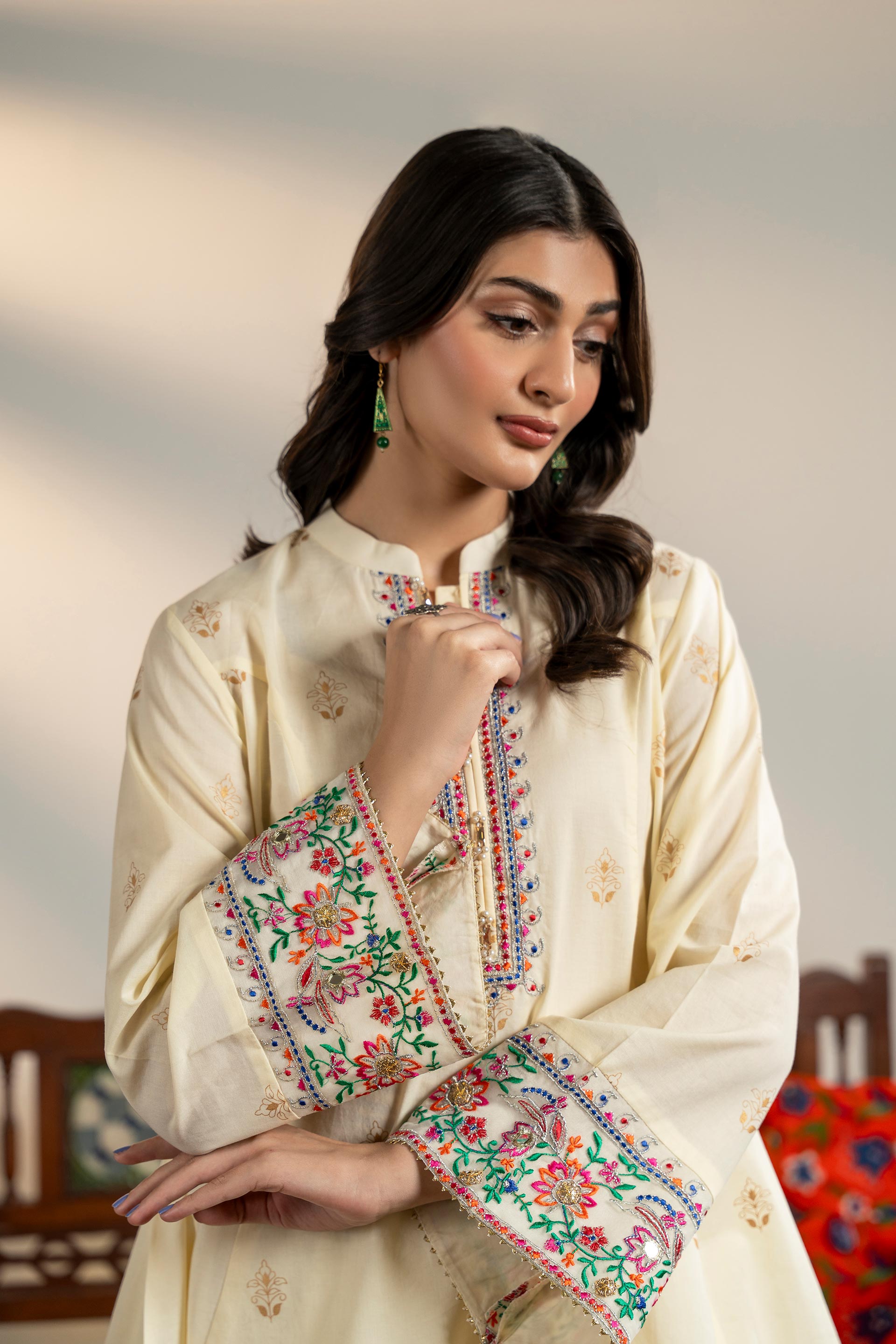 2 Piece Cambric Suit (CR3535)