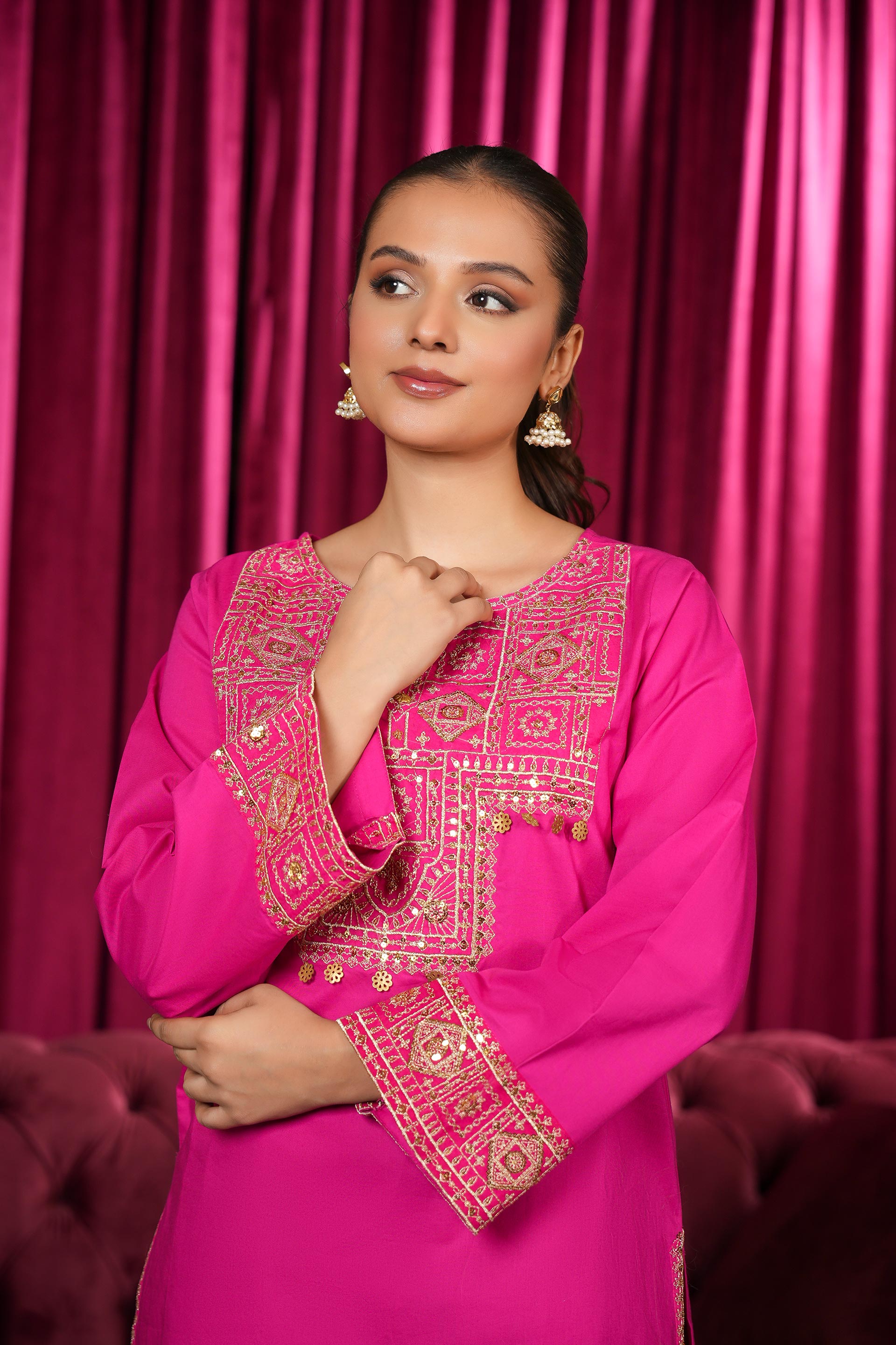 2 Piece Cambric Suit (CR3539)