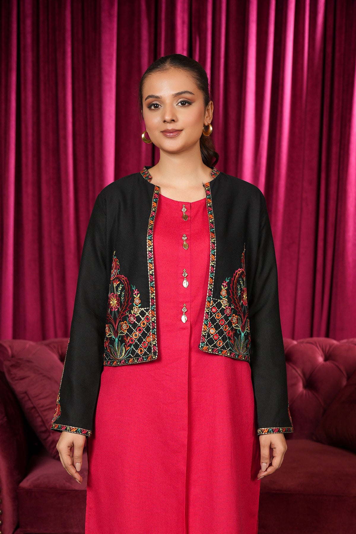 1 Piece Lawn Karandi Jacket (CR3540)