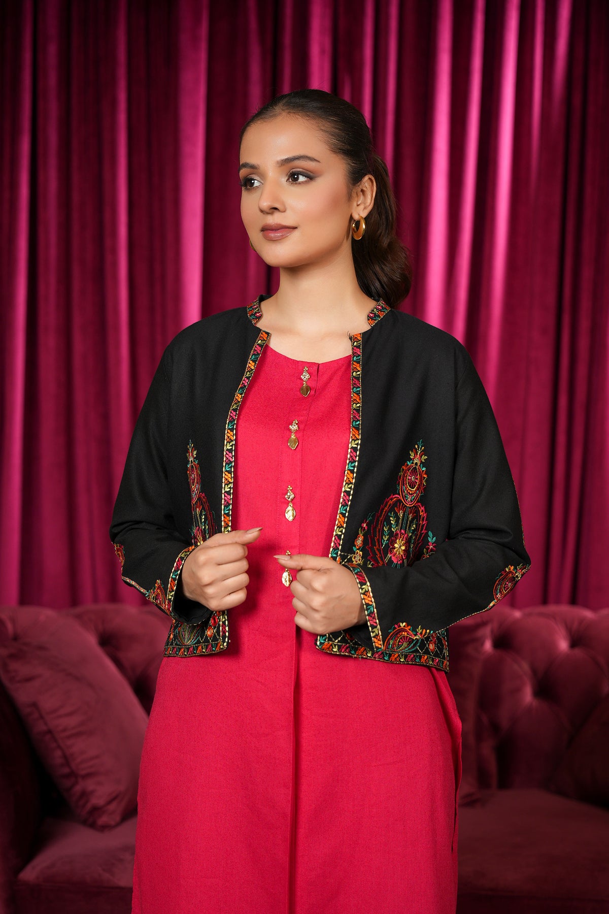 1 Piece Lawn Karandi Jacket (CR3540)