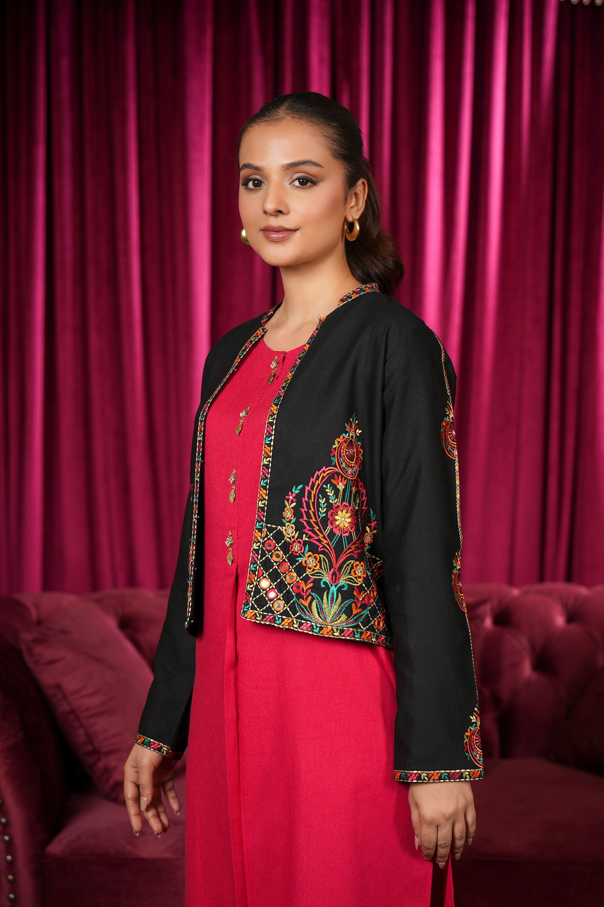 1 Piece Lawn Karandi Jacket (CR3540)