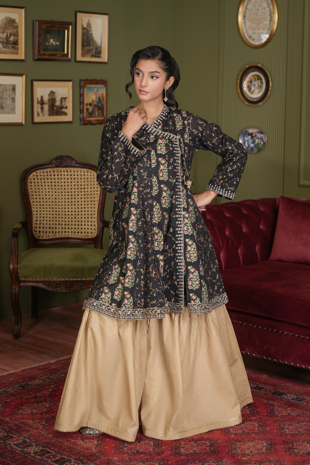 1 Piece Lawn Frock (CR3552)