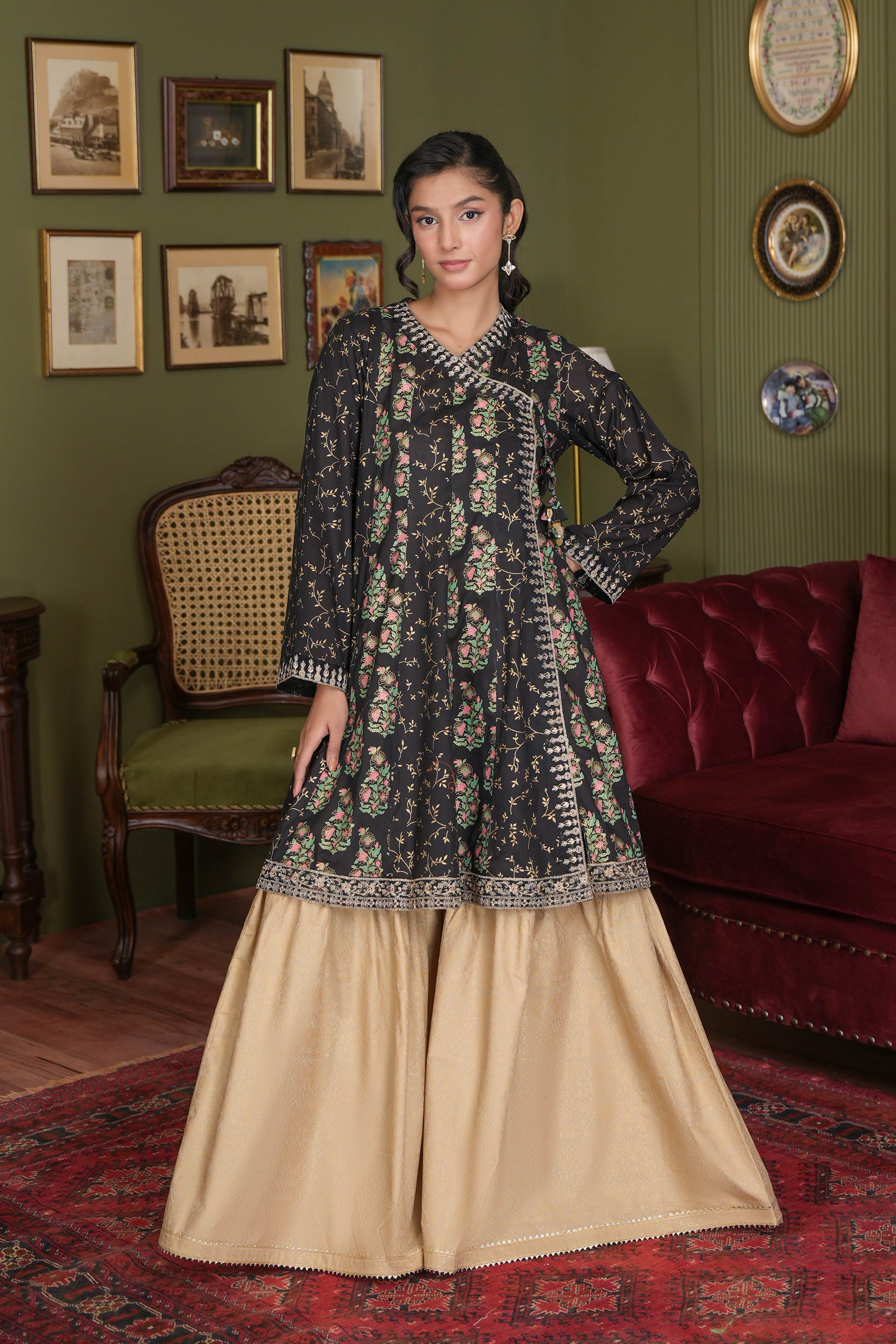 1 Piece Lawn Frock (CR3552)