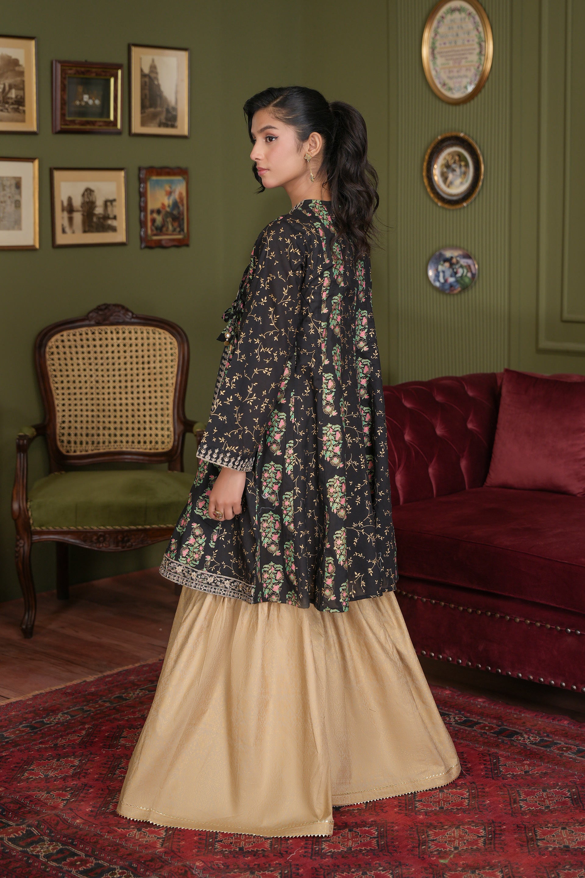 1 Piece Lawn Frock (CR3552)