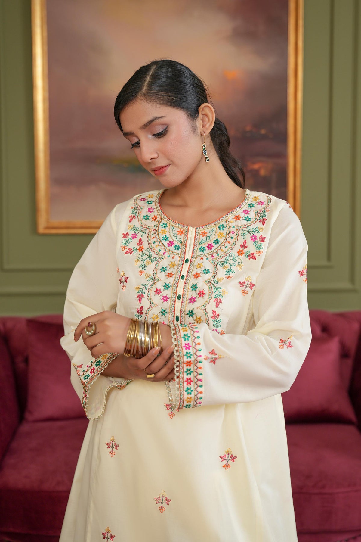 1 Piece Lawn Frock (CR3556)