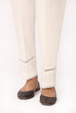 White Trouser: 1 Piece Pant in White Cambric (CZ3123)