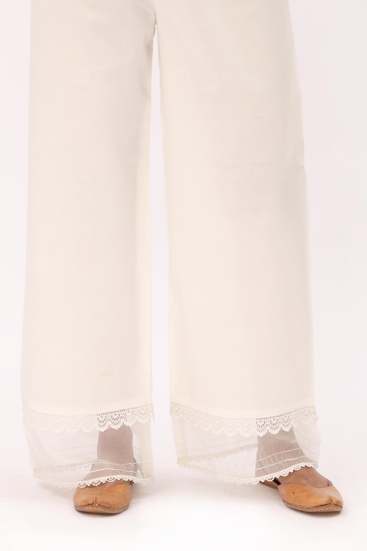 White: 1 Piece Culottes in White Cambric (CZ3124)