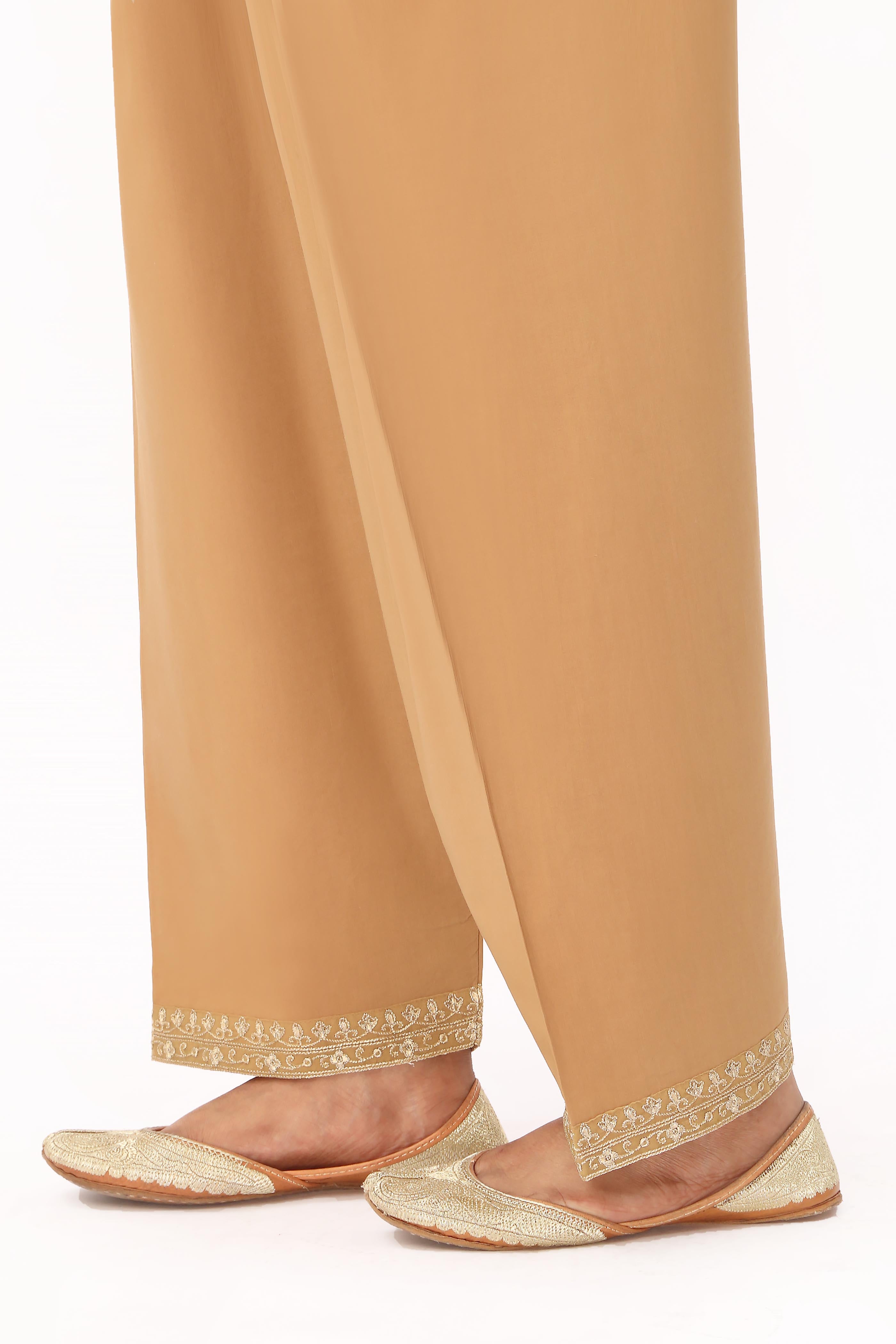 Beige Tilla 3: 1 Piece Shalwar in Beige Cambric (CZ3160)