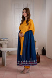 1 Piece Stole in Navy Blue Lawn (CZ3213)
