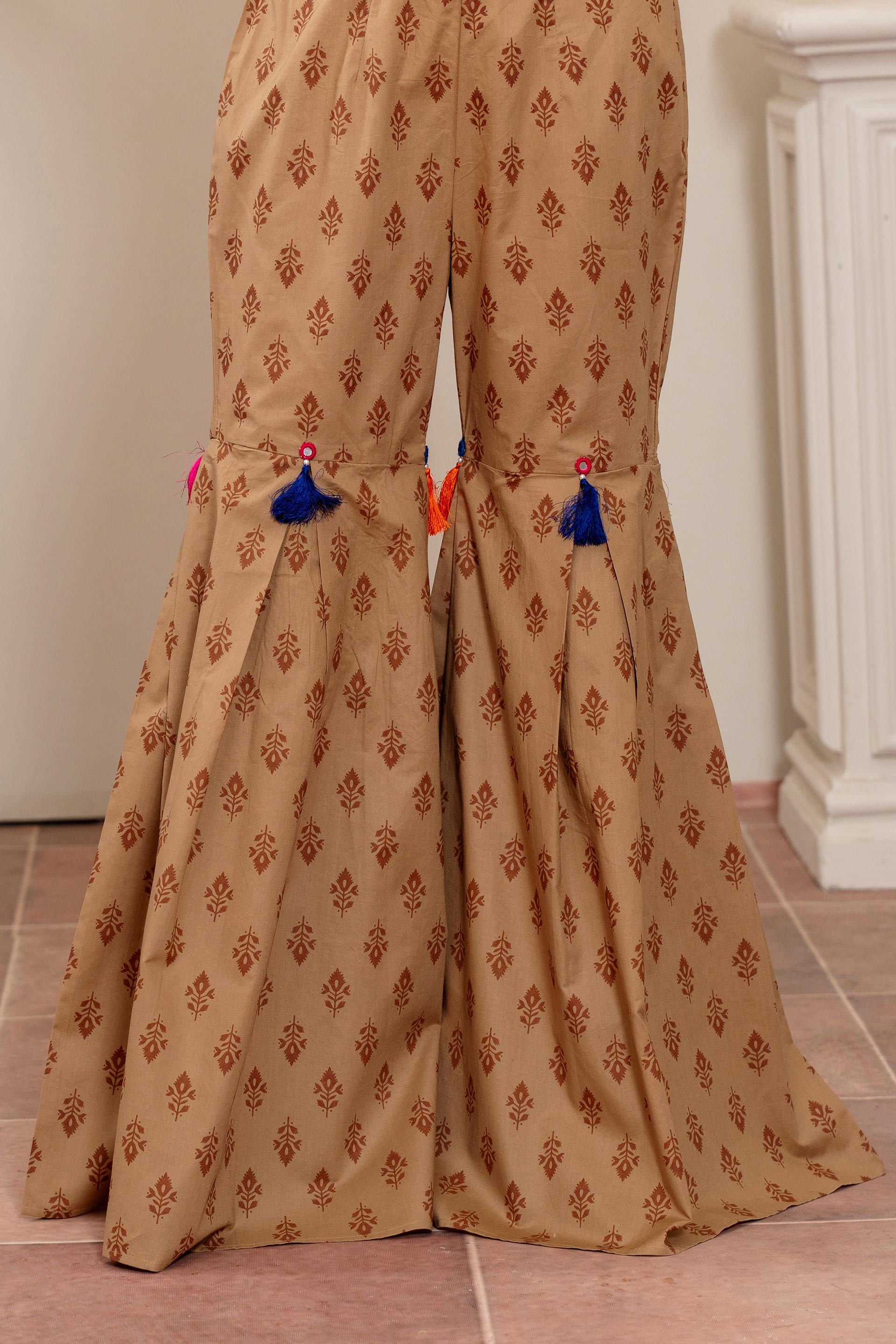 1 Piece Cambric Gharara (CZ3221)