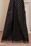 1 Piece Sharara in Black Cambric (CZ3256)