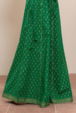 1 Piece Sharara in Dark Green Cambric (CZ3257)