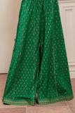 1 Piece Sharara in Dark Green Cambric (CZ3257)