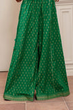 1 Piece Sharara in Dark Green Cambric (CZ3257)