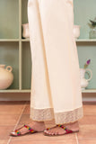 1 Piece Culottes in Off White Cambric (CZ3259)