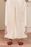 1 Piece Culottes in Off White Cambric (CZ3261)
