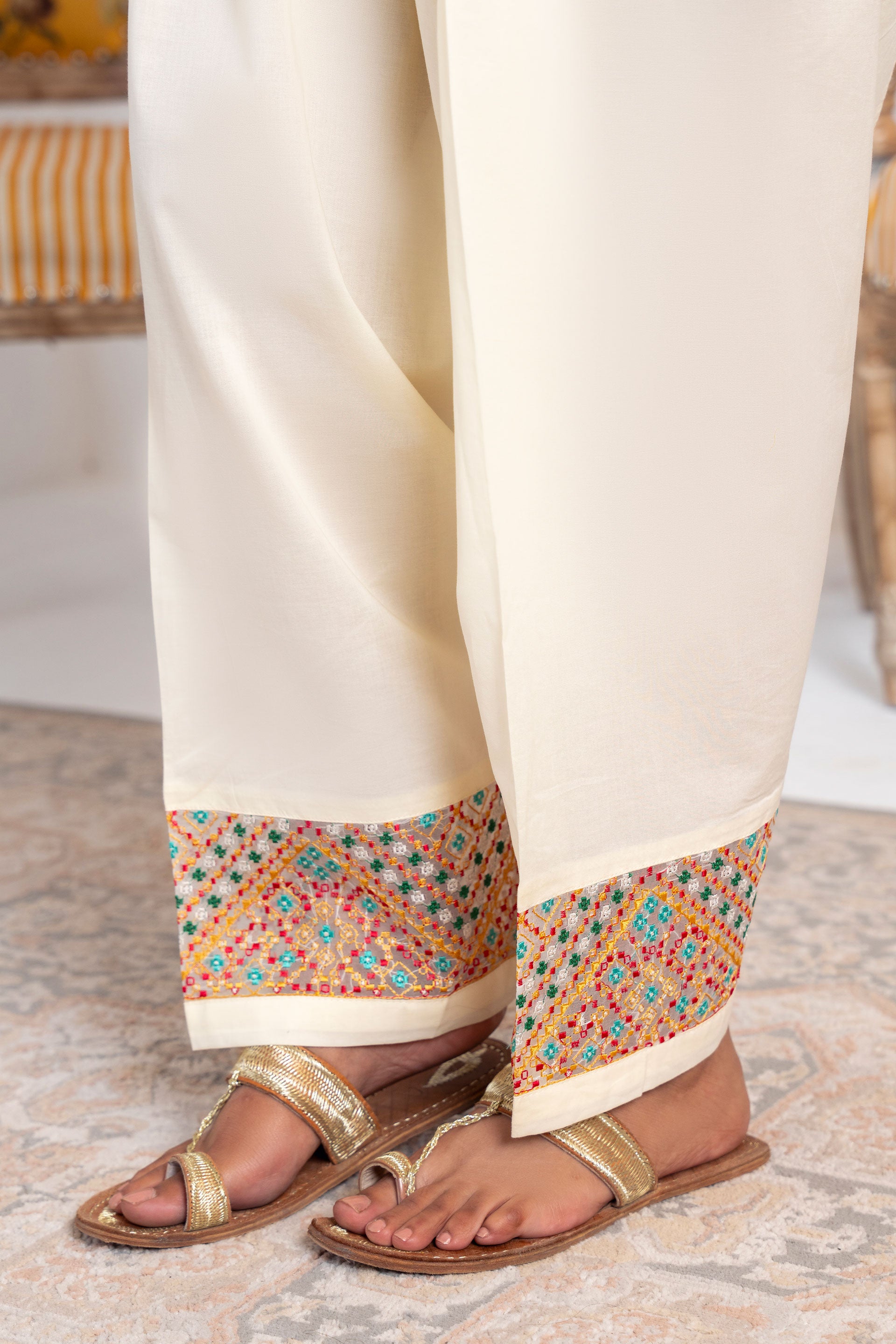 1 Piece Cambric Shalwar (CZ3277)