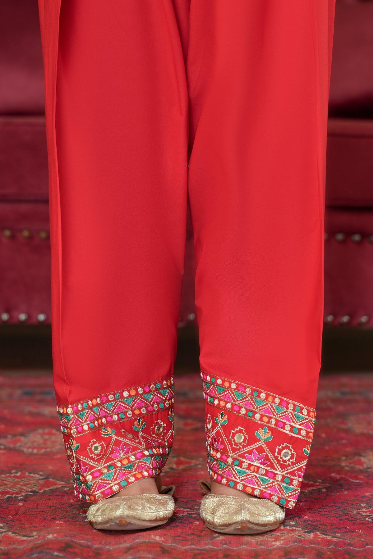 1 Piece Cambric Shalwar (CZ3337)