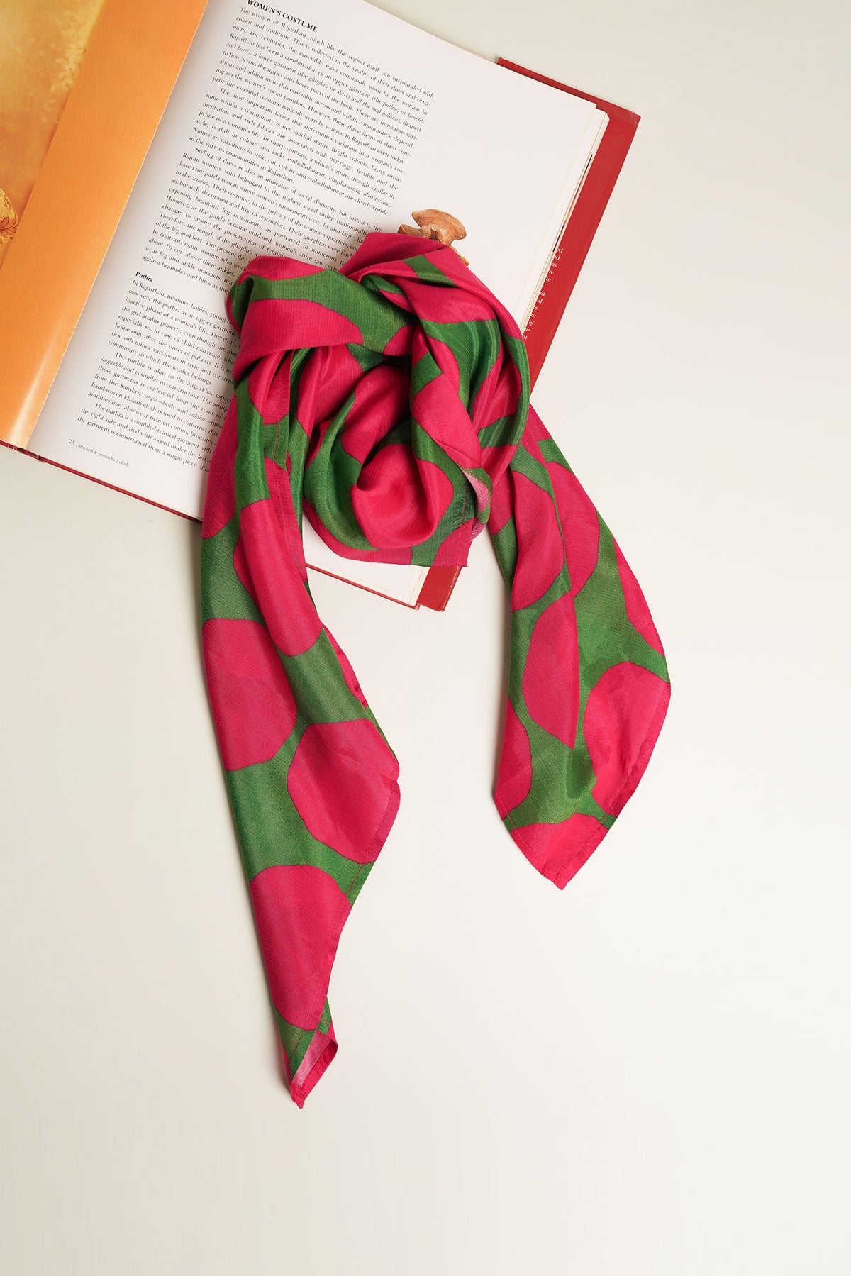1 Piece Raw Silk Scarf (CZ3303)