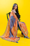Heritage Shawl in Multi coloured Pak Raw Silk fabric 4