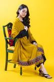 Chunri Grid in Mustard coloured Wool fabric 4