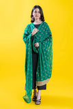 Multi Green 4 in Green coloured Pak Chiffon fabric 2