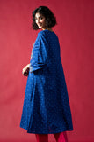 Chakori Blue in Royal Blue coloured Cambric fabric 3