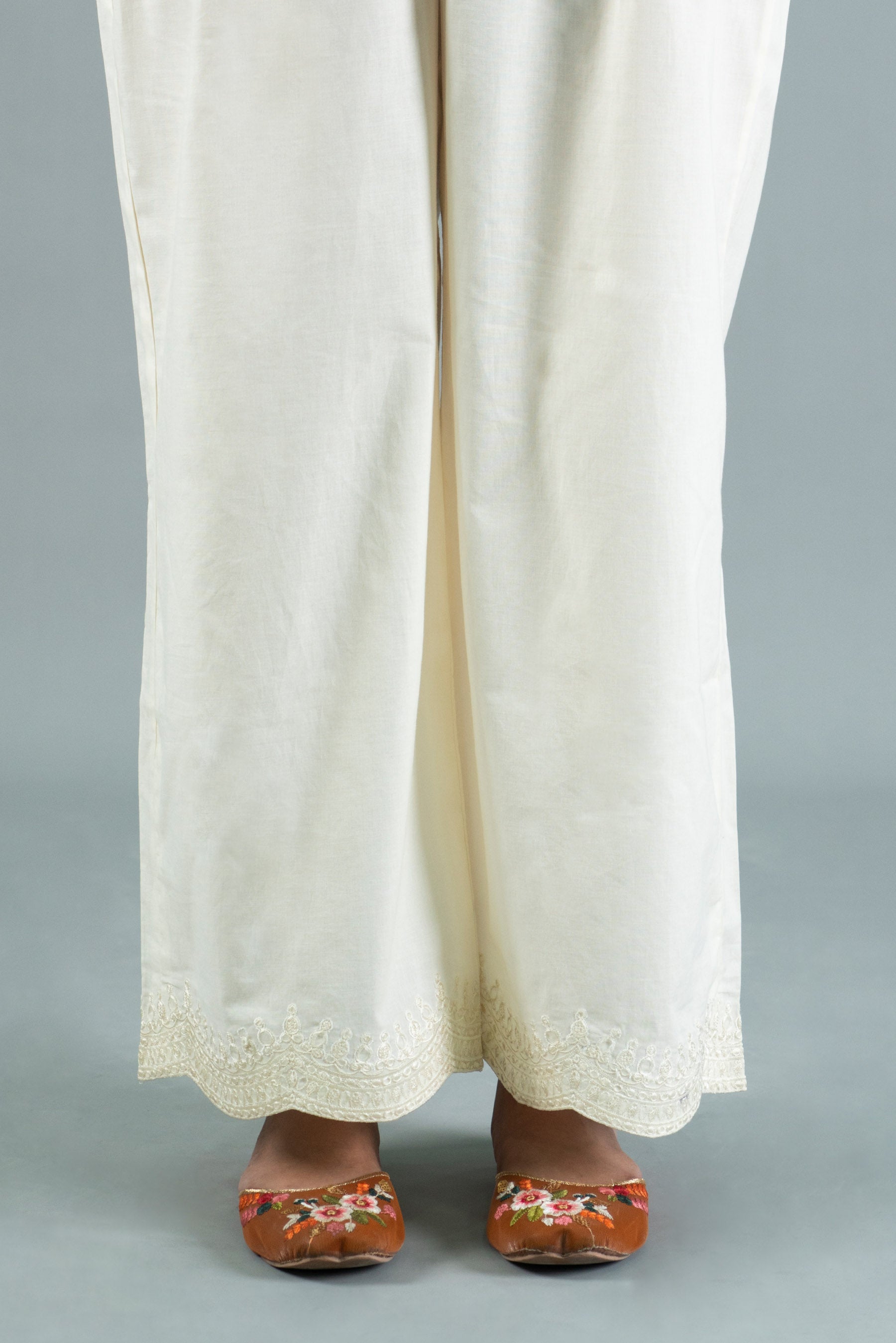 Discover Timeless Style: Pearl White 1 Culottes in Off White Cambric ...