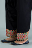 Ethnic Shalwar in Black coloured Cambric fabric 2