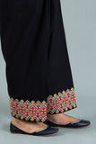 Ethnic Shalwar in Black coloured Cambric fabric 3