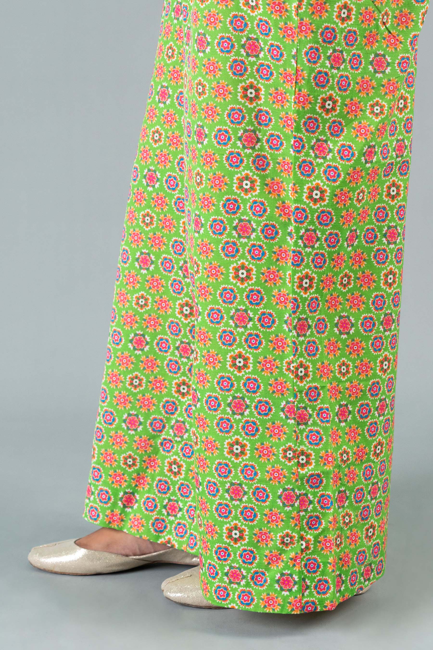 Yellow Graden Coo in Multi coloured Slub Khaddar fabric 3