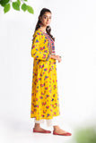 Botanical Chatta in Multi coloured Printed Lawn fabric 2