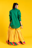 Chatta Patti Gotta in Yellow coloured Printed Cambric fabric 3